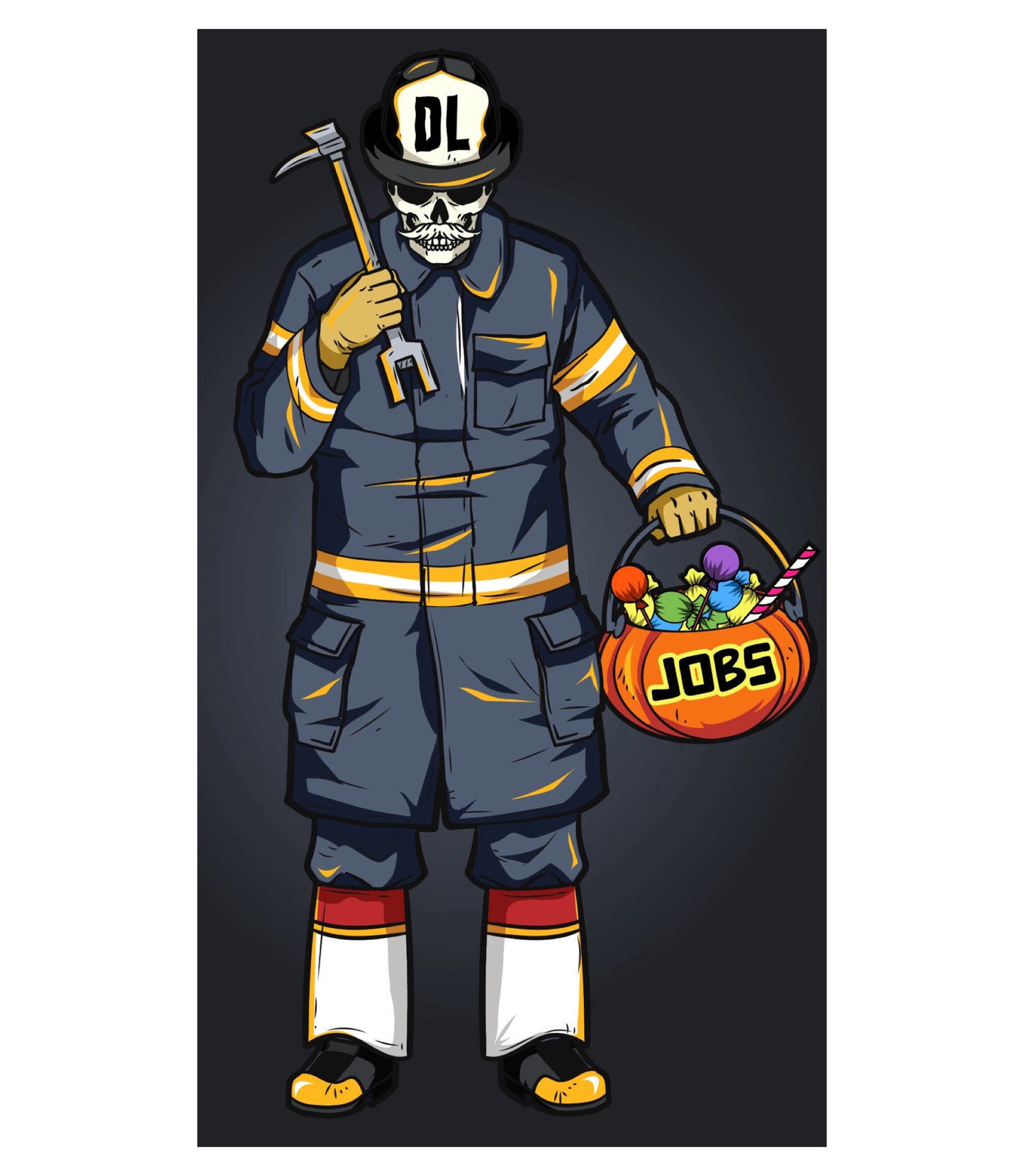 Jobs or Treat Sticker