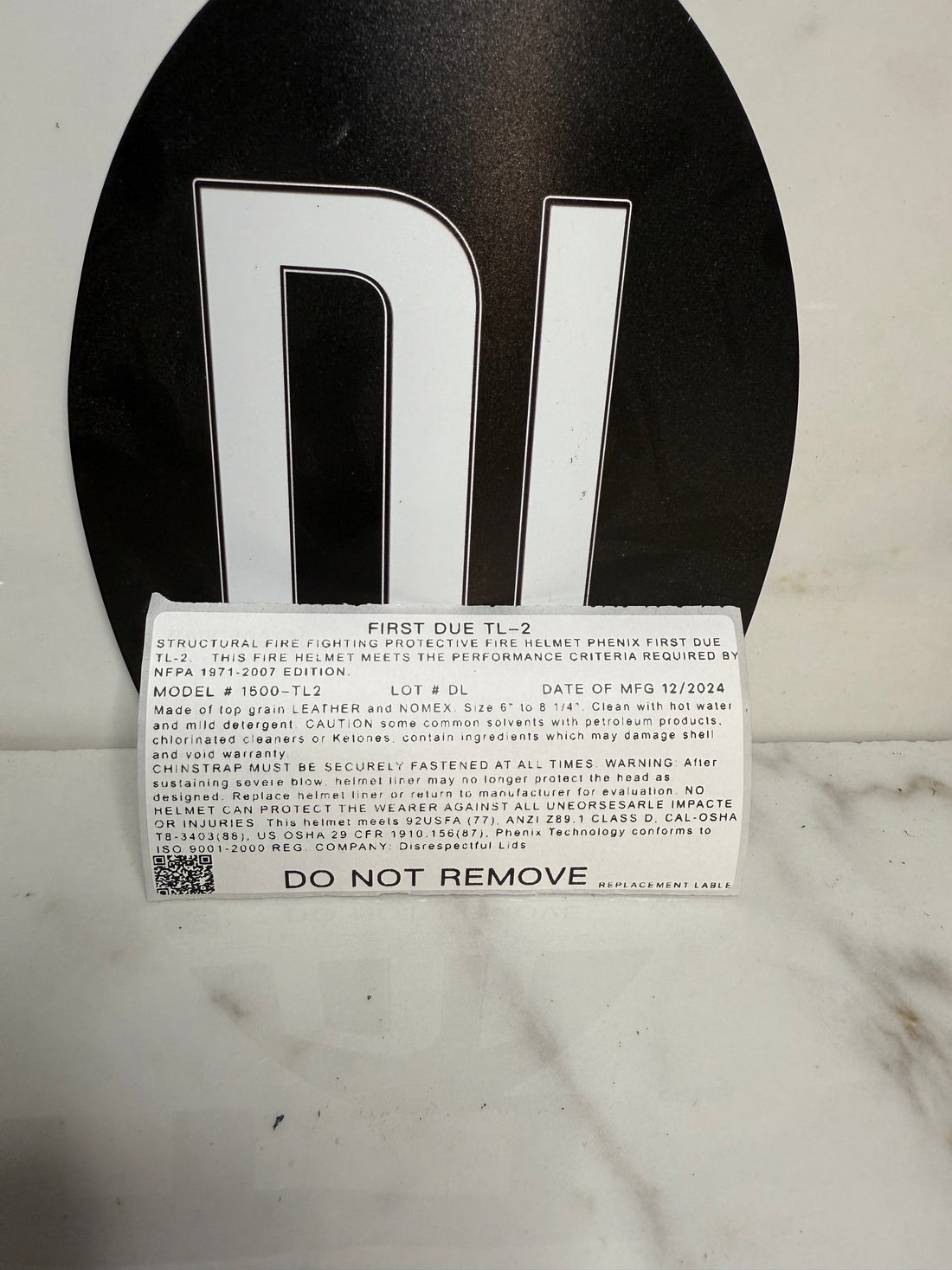 TL2 Replacement Label