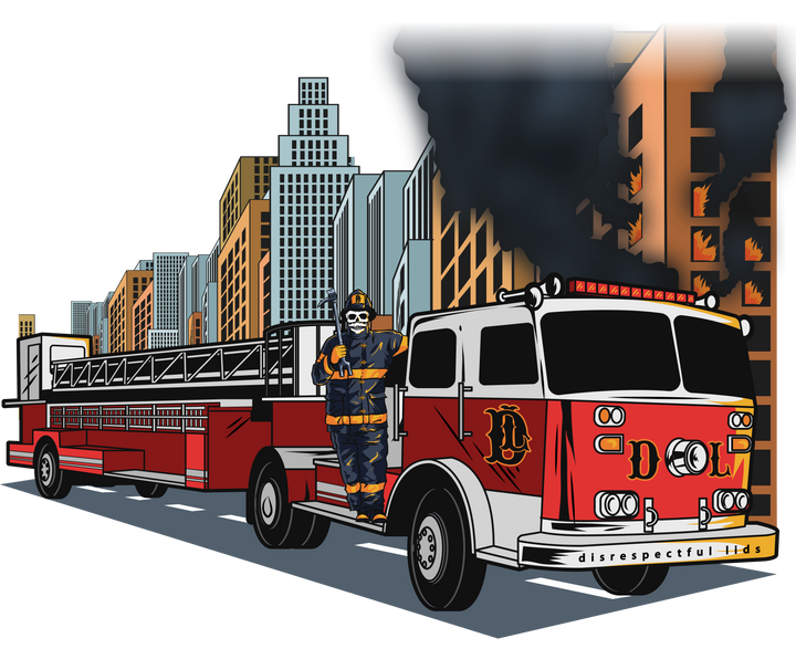 DL Hook and Ladder sticker