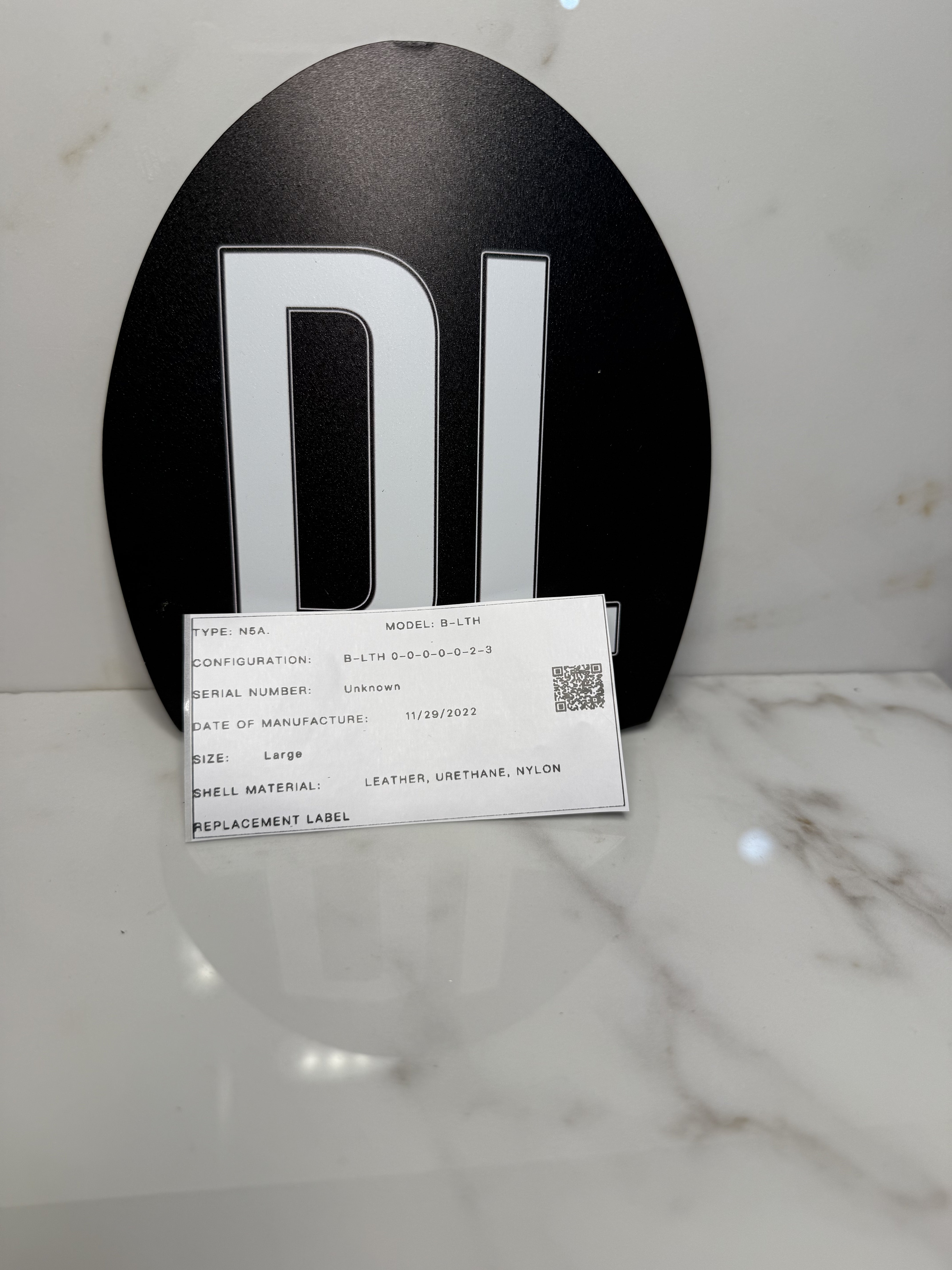 Carin’s Helmet Label Replacement