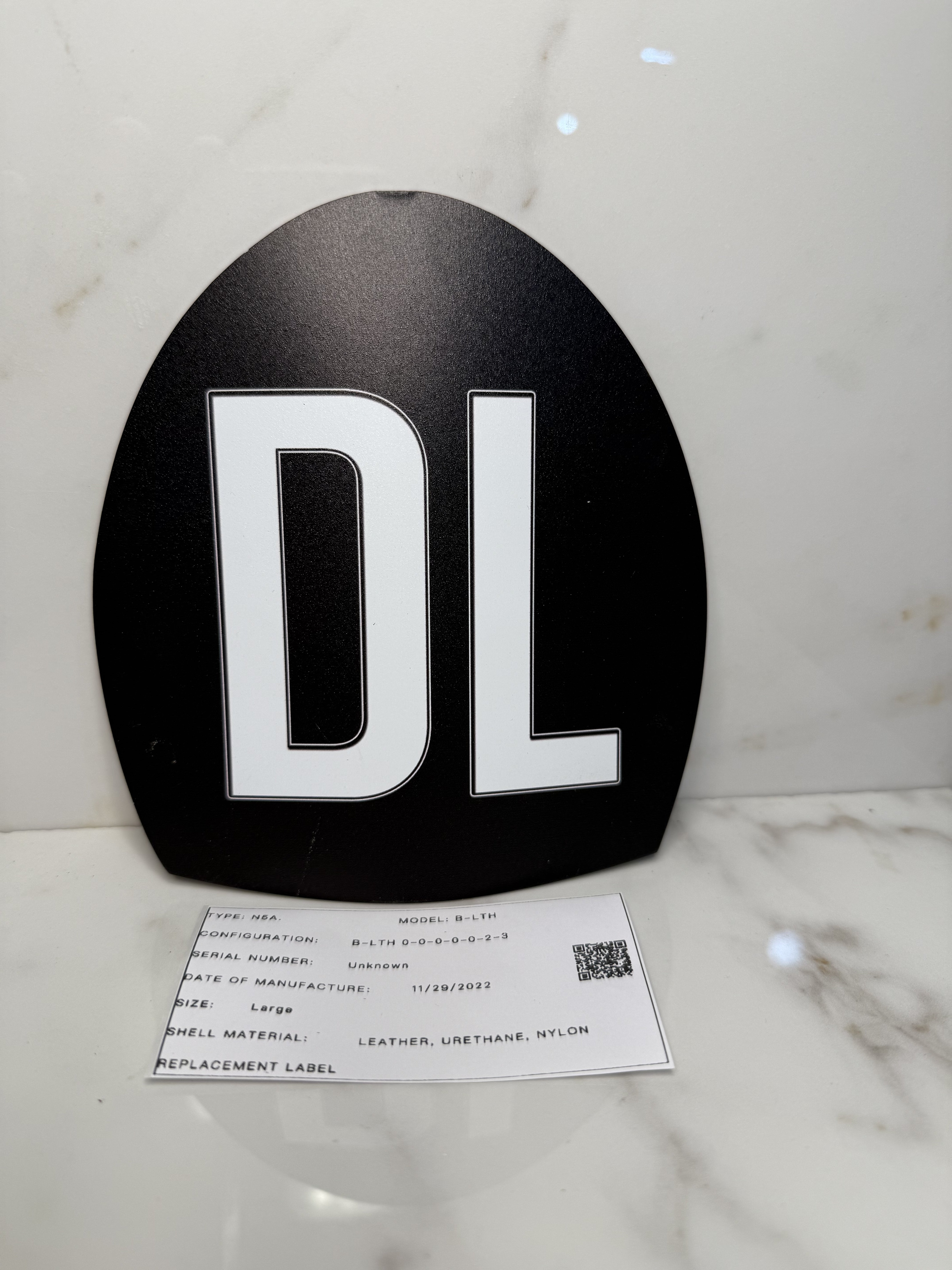 Carin’s Helmet Label Replacement