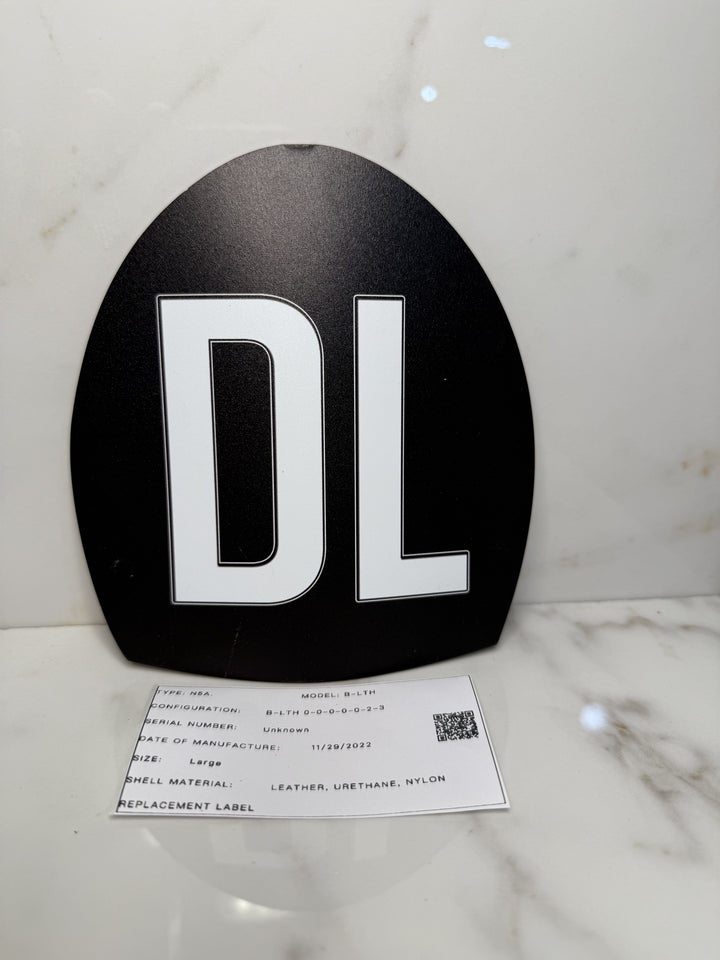 (N6A) Helmet Label Replacement